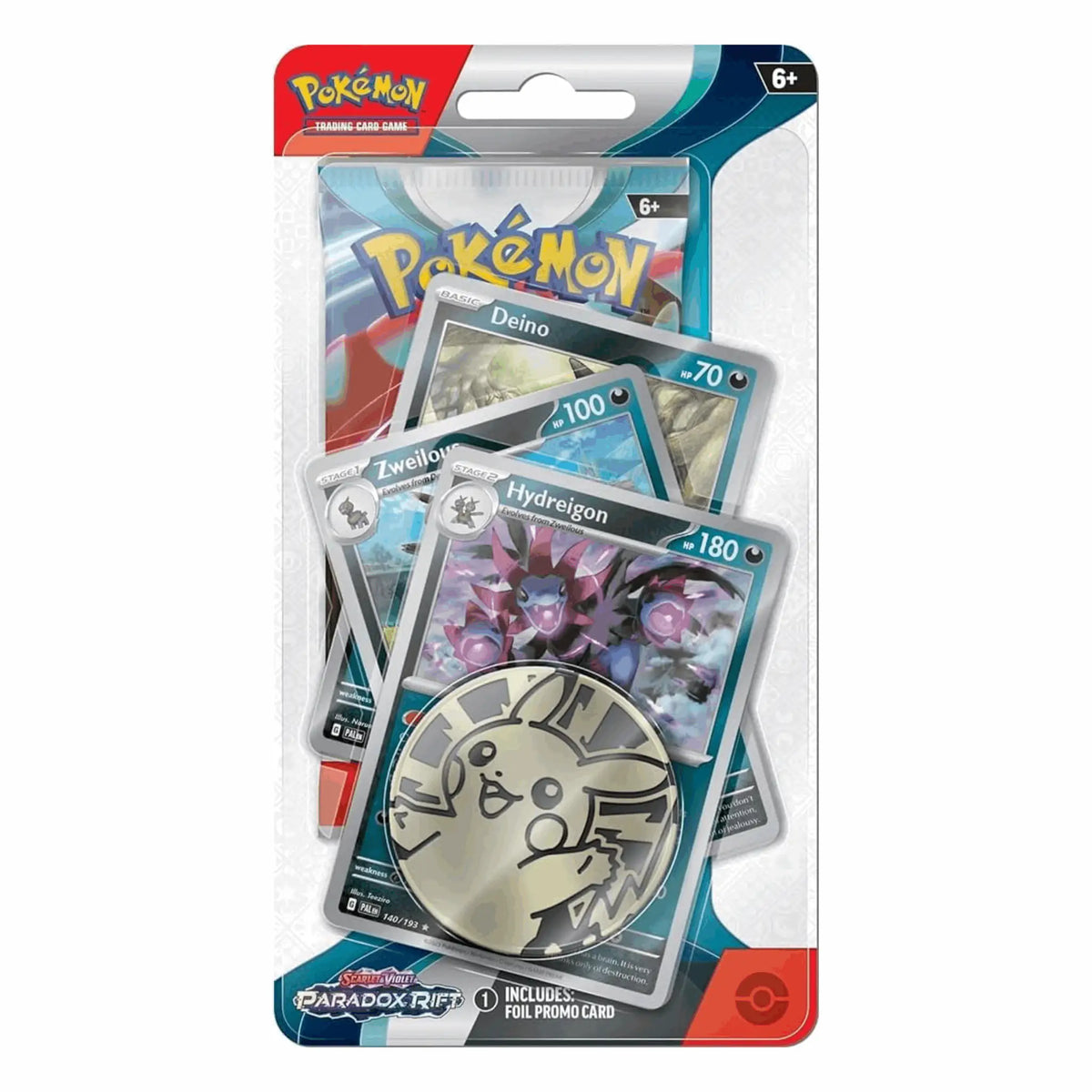 Pokémon - Scarlet & Violet: Paradox Rift Hydreigo Premium Checklane Blister - EN