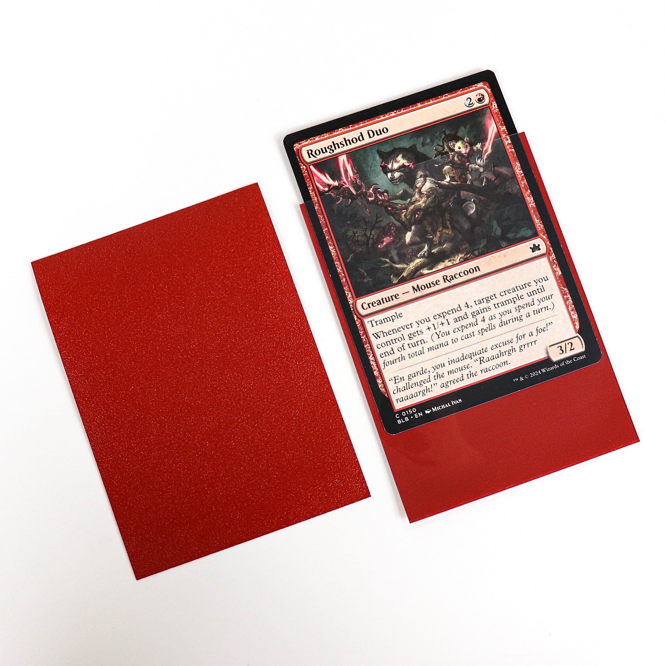cardcosmos - Premium matte sleeves Rood | 100stk