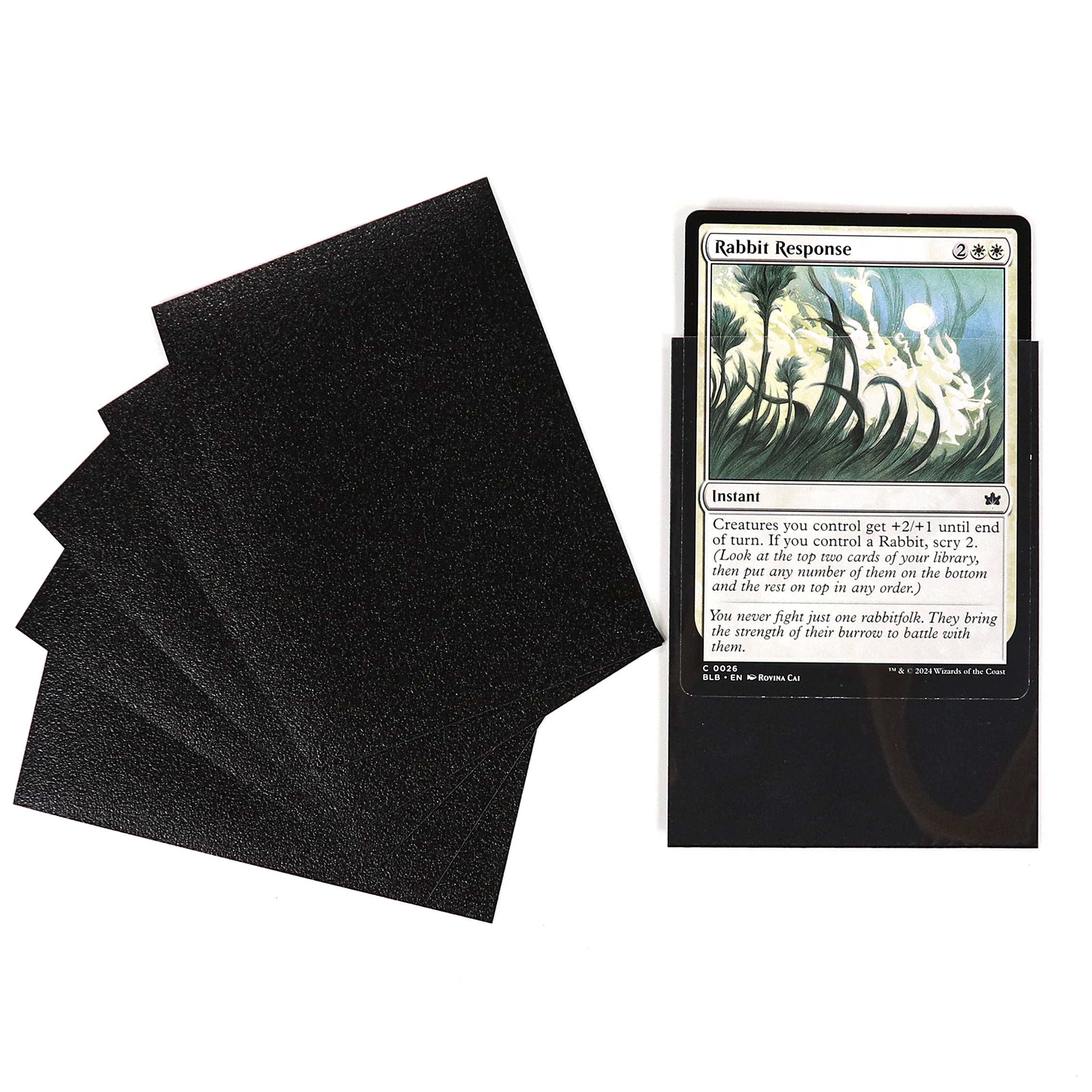 cardcosmos - Premium Matte Sleeves Black | 100 pcs