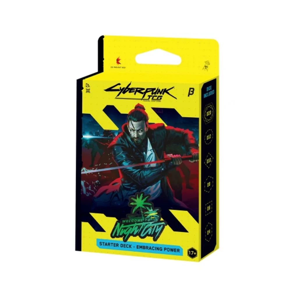 Cyberpunk TCG: Welcome to Night City Beta Starter Deck Embracing Power EN