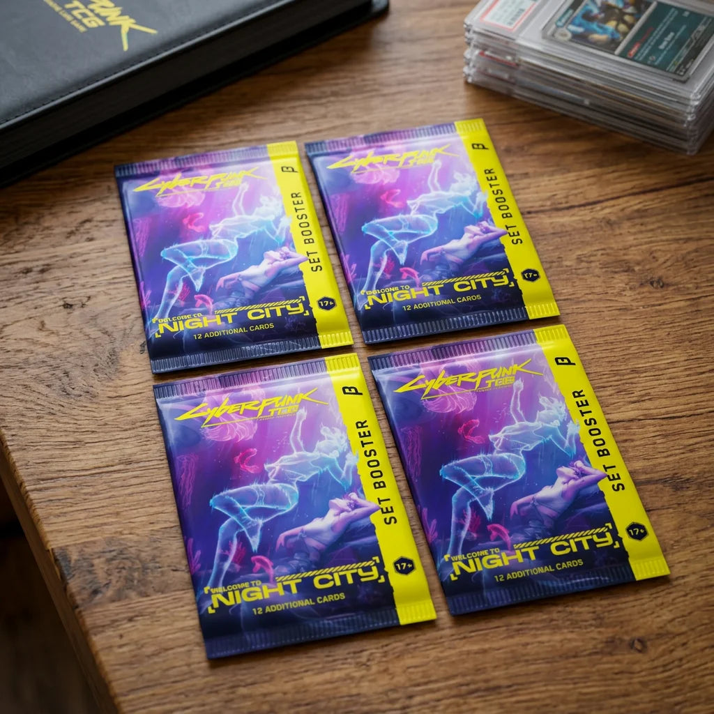 Cyberpunk TCG: Welcome to Night City Beta Booster Display English