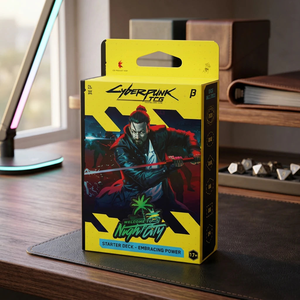 Cyberpunk TCG: Welcome to Night City Beta Starter Deck Embracing Power EN