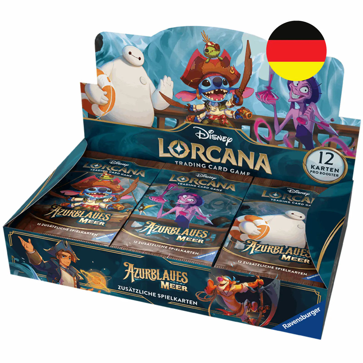 Disney Lorcana - Azurblaues Meer Booster Display - DE
