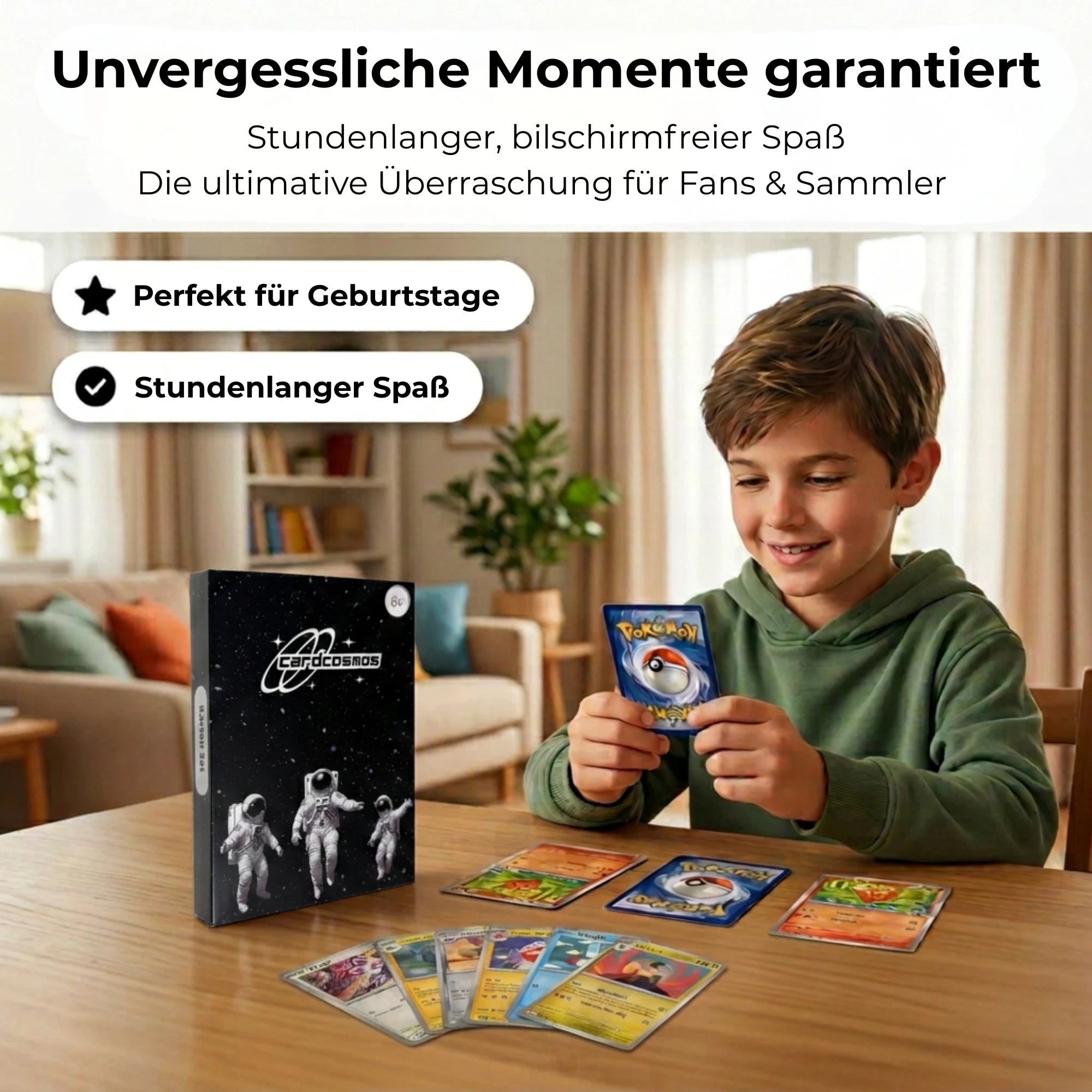 Pokémon Kaartenset Duits – 200 kaarten incl. 25 Holo + 100 Kaart sleeves