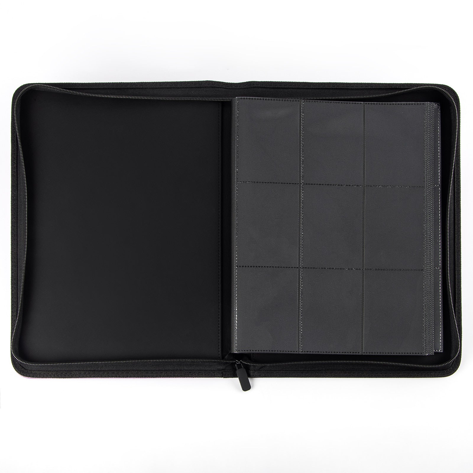 cardcosmos - 9 Pocket Strap Premium Leather Binder - Lila