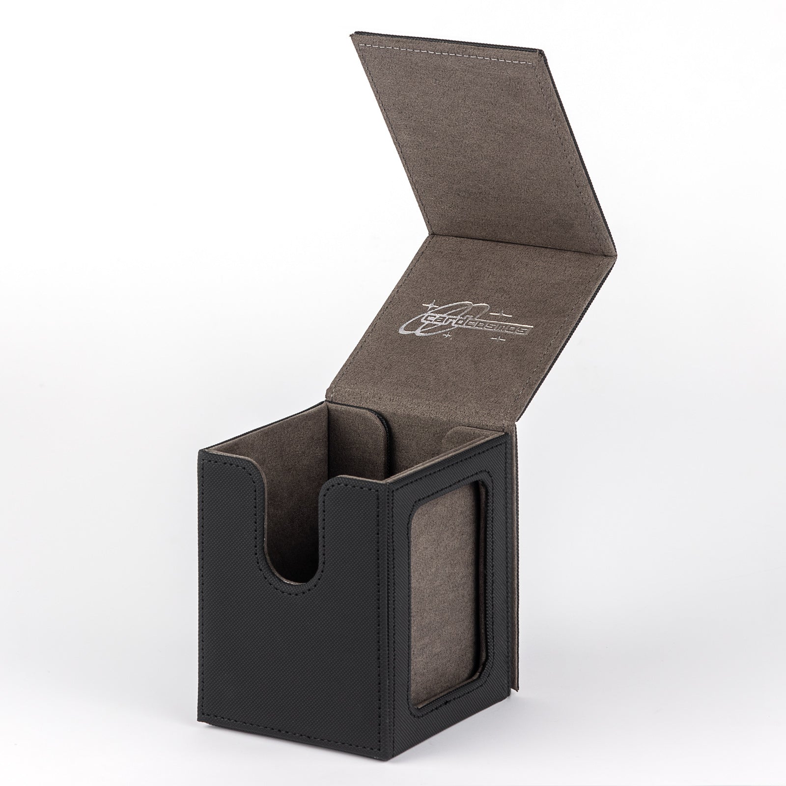 cardcosmos - 100+ Commander deckbox met venster - Zwart