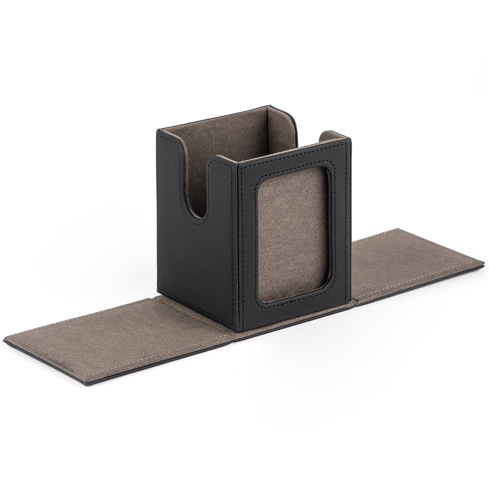 cardcosmos - 100+ Commander deckbox met venster - Zwart