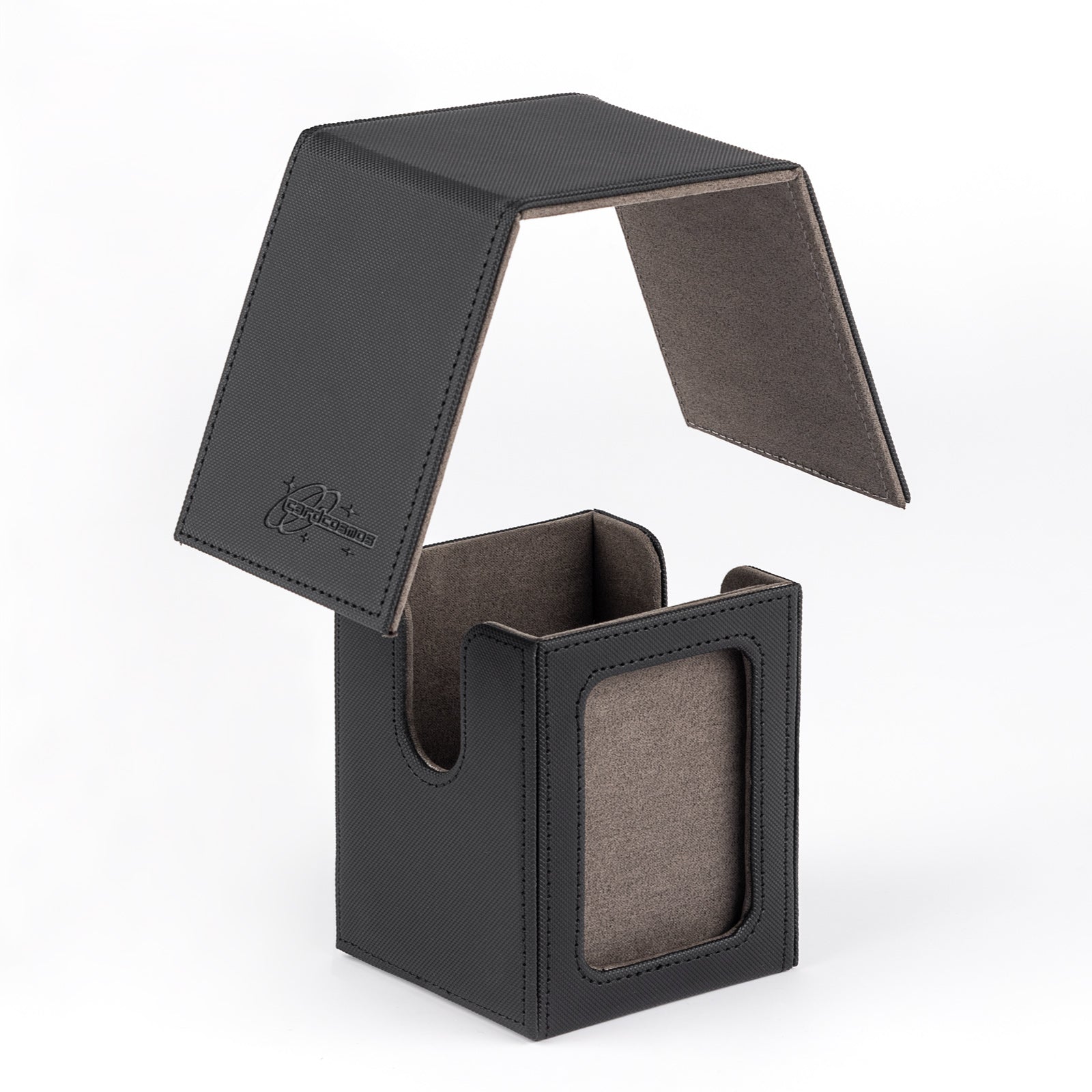 cardcosmos - 100+ Commander deckbox met venster - Zwart