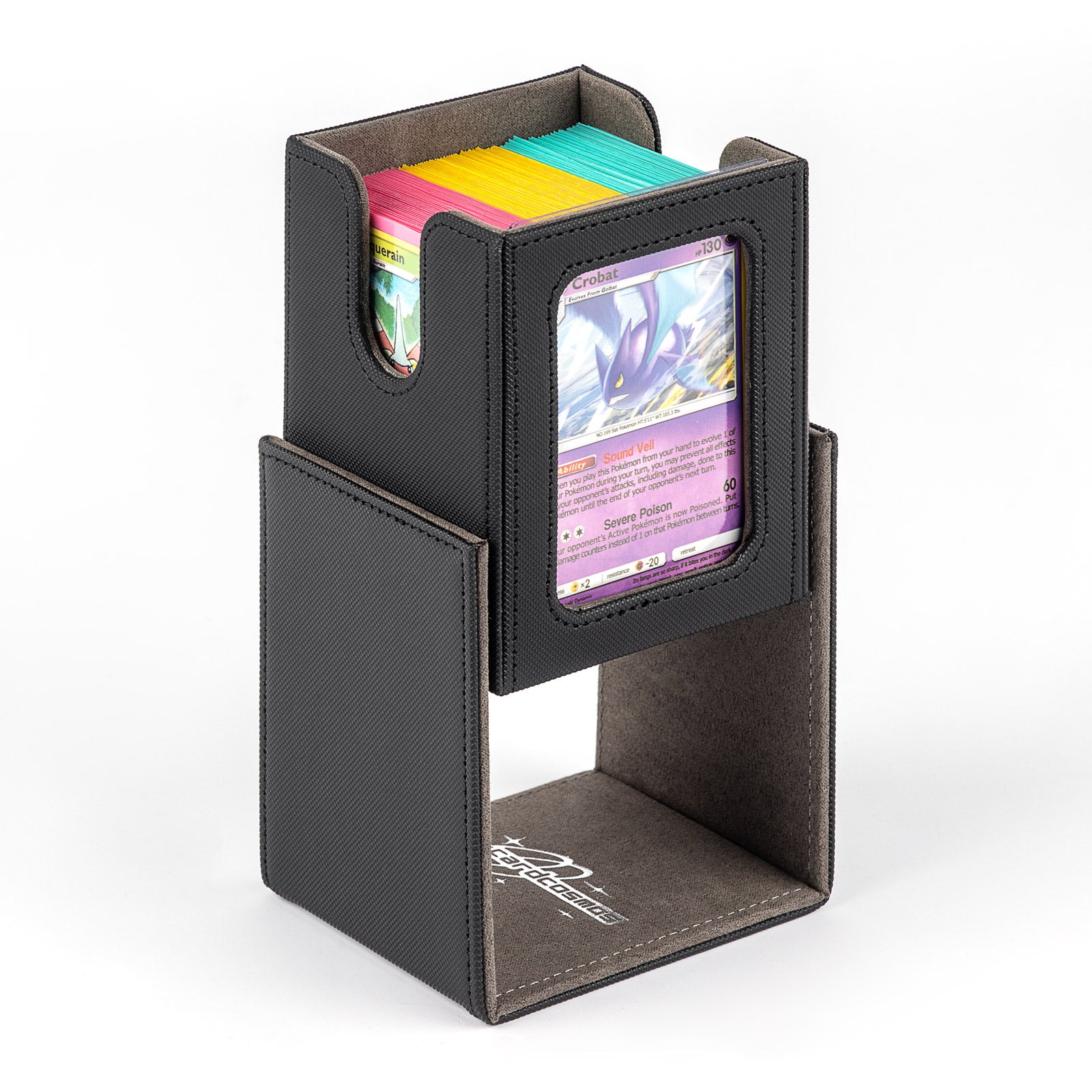 cardcosmos - 100+ Commander deckbox met venster - Zwart