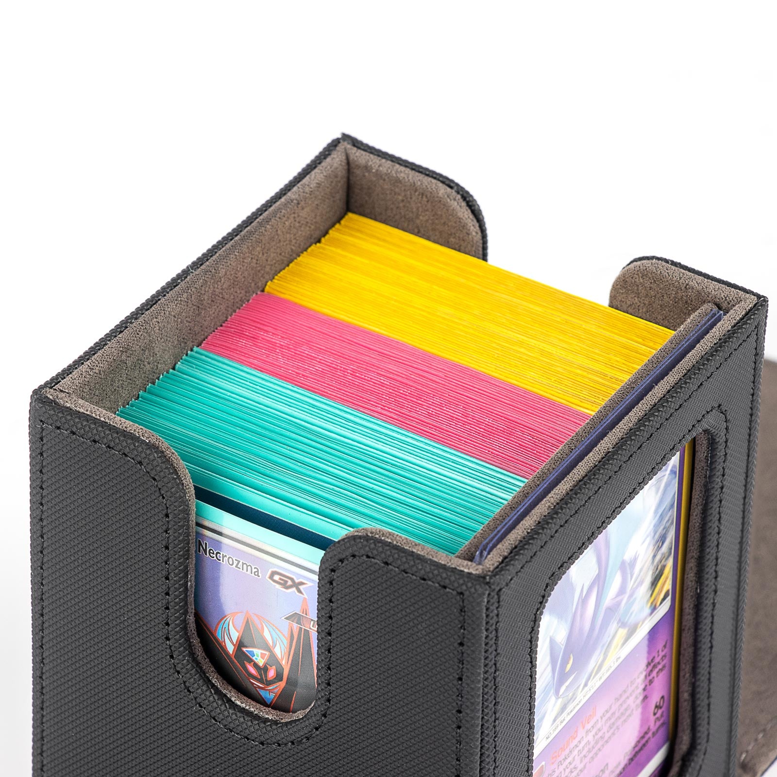 cardcosmos - 100+ Commander deckbox met venster - Zwart