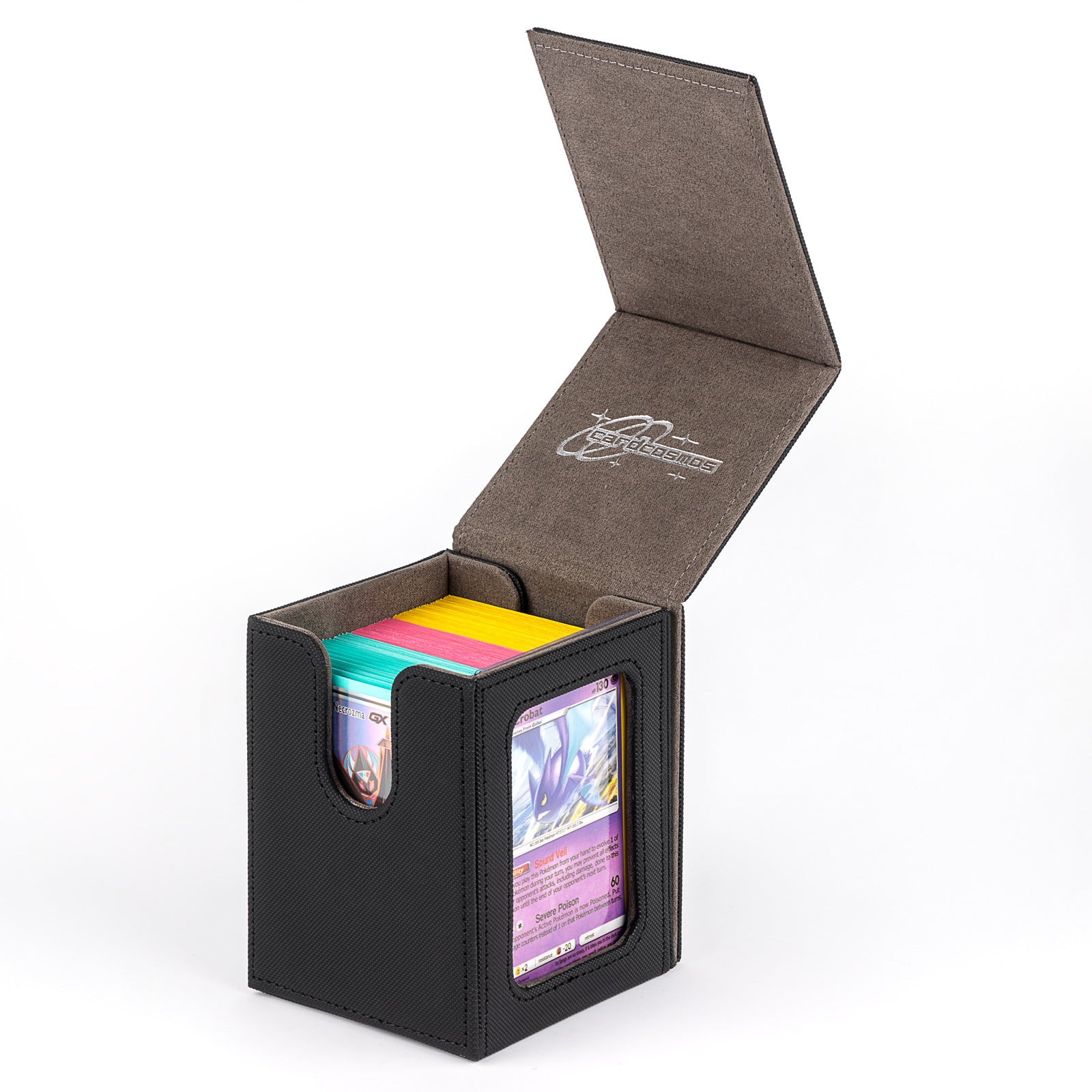 cardcosmos - 100+ Commander deckbox met venster - Zwart