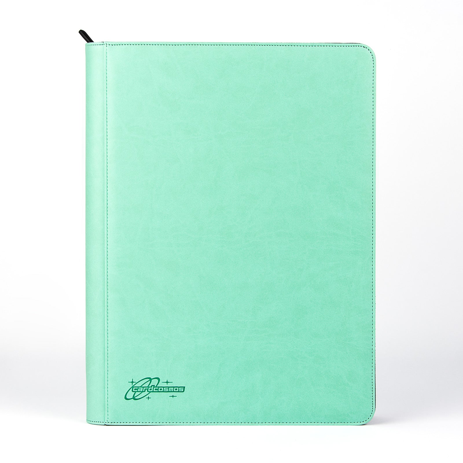 cardcosmos - 16 Pocket Zip Premium XXL Leather Binder - Mint