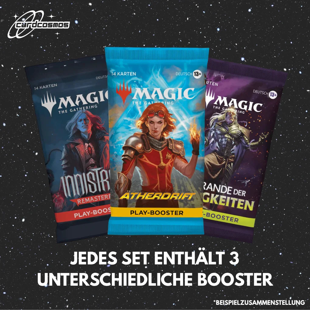 Magic: The Gathering Mystery Play Booster Set Duits – 3 verschillende willekeurige Booster