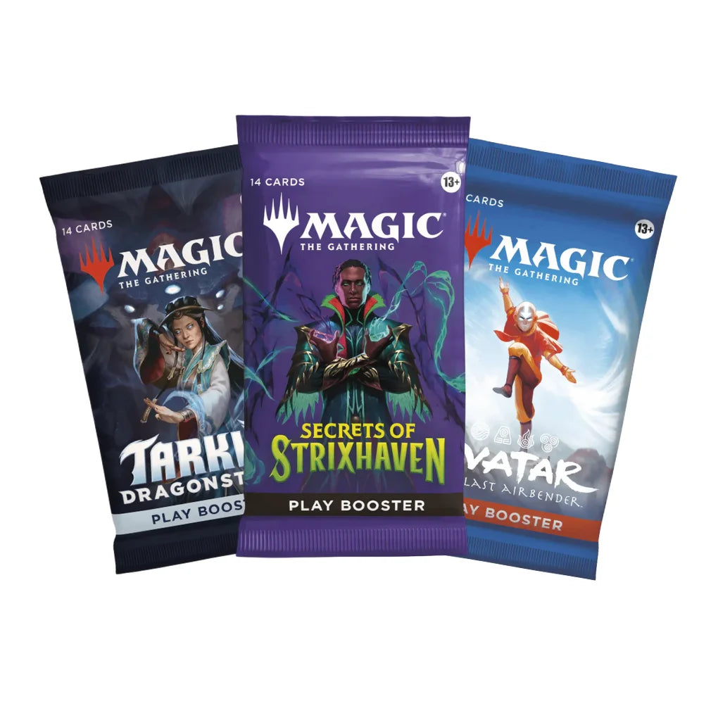 Magic: The Gathering Mystery Play booster Set Engels – 3 verschillende willekeurige Booster