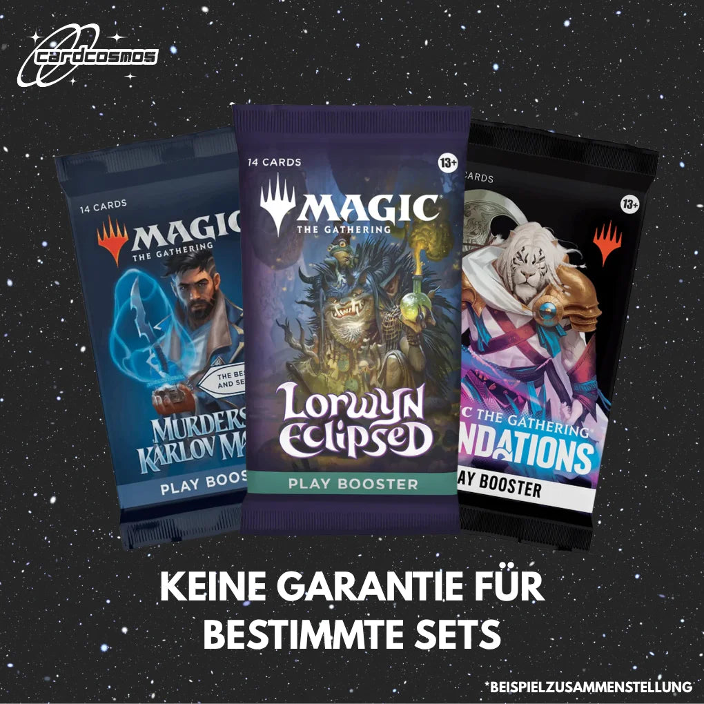 Magic: The Gathering Mystery Play booster Set Engels – 3 verschillende willekeurige Booster