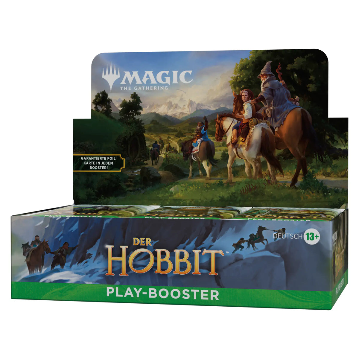 MTG The Hobbit Play Booster Box DE + Forest Zip Binder Bundle