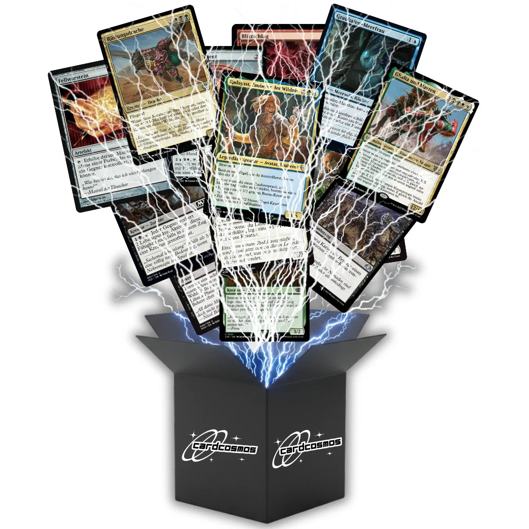 Magic: The Gathering Kaartenset Duits – 100 kaarten incl. 8 zeldzame & 2 Foils + 100 kaart sleeves
