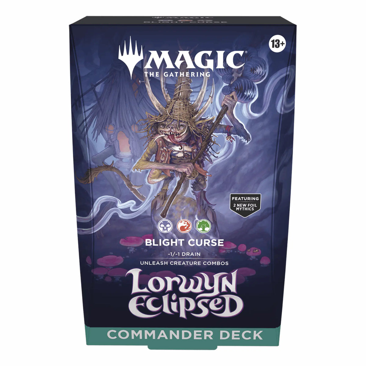 Magic: The Gathering - Lorwyn Eclipsed Commander Deck Blight Curse - EN