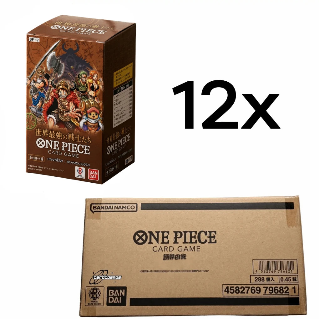 One Piece Card Game - OP17 Booster Display The World’s Strongest Warriors - Japans