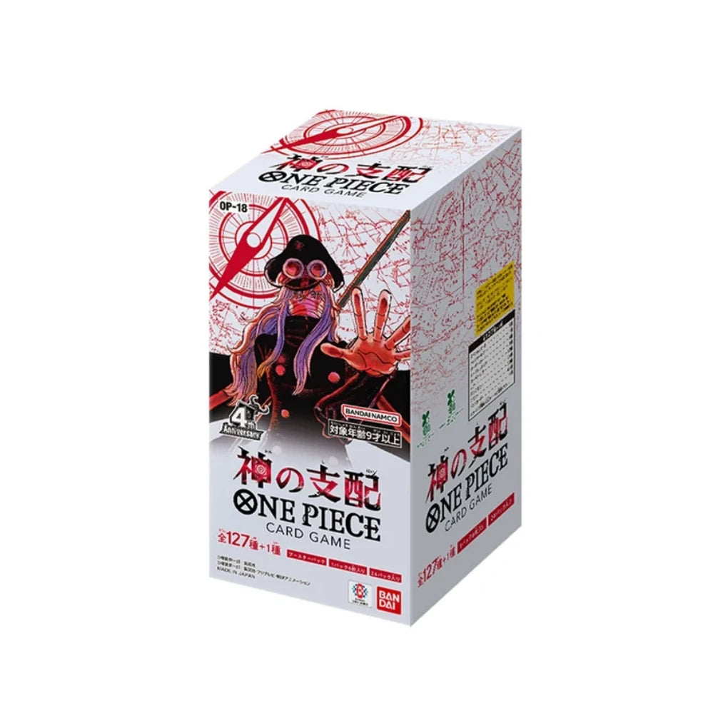 One Piece Card Game - OP18 The Dominance of God Booster Display - Japans