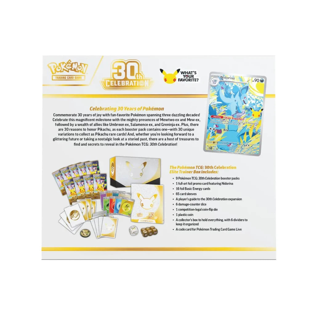 Pokémon - 30th Celebration Elite Trainer Box - EN