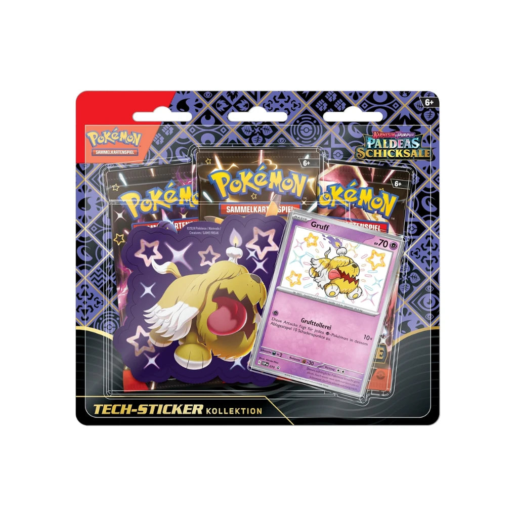 Pokémon - Paldeas Schicksale Tech-Sticker-Kollektion Gruff - DE