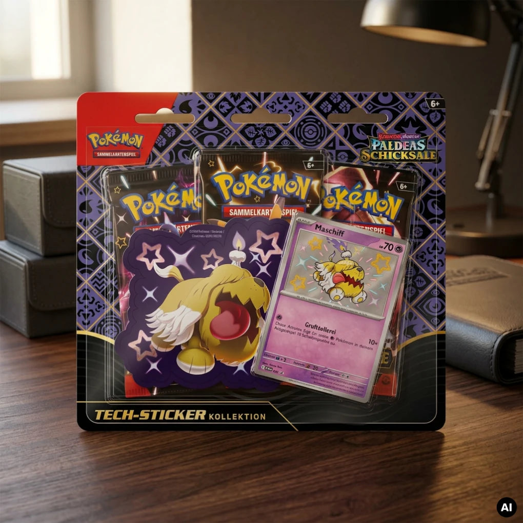 Pokémon - Paldeas Schicksale Tech-Sticker-Kollektion Gruff - DE