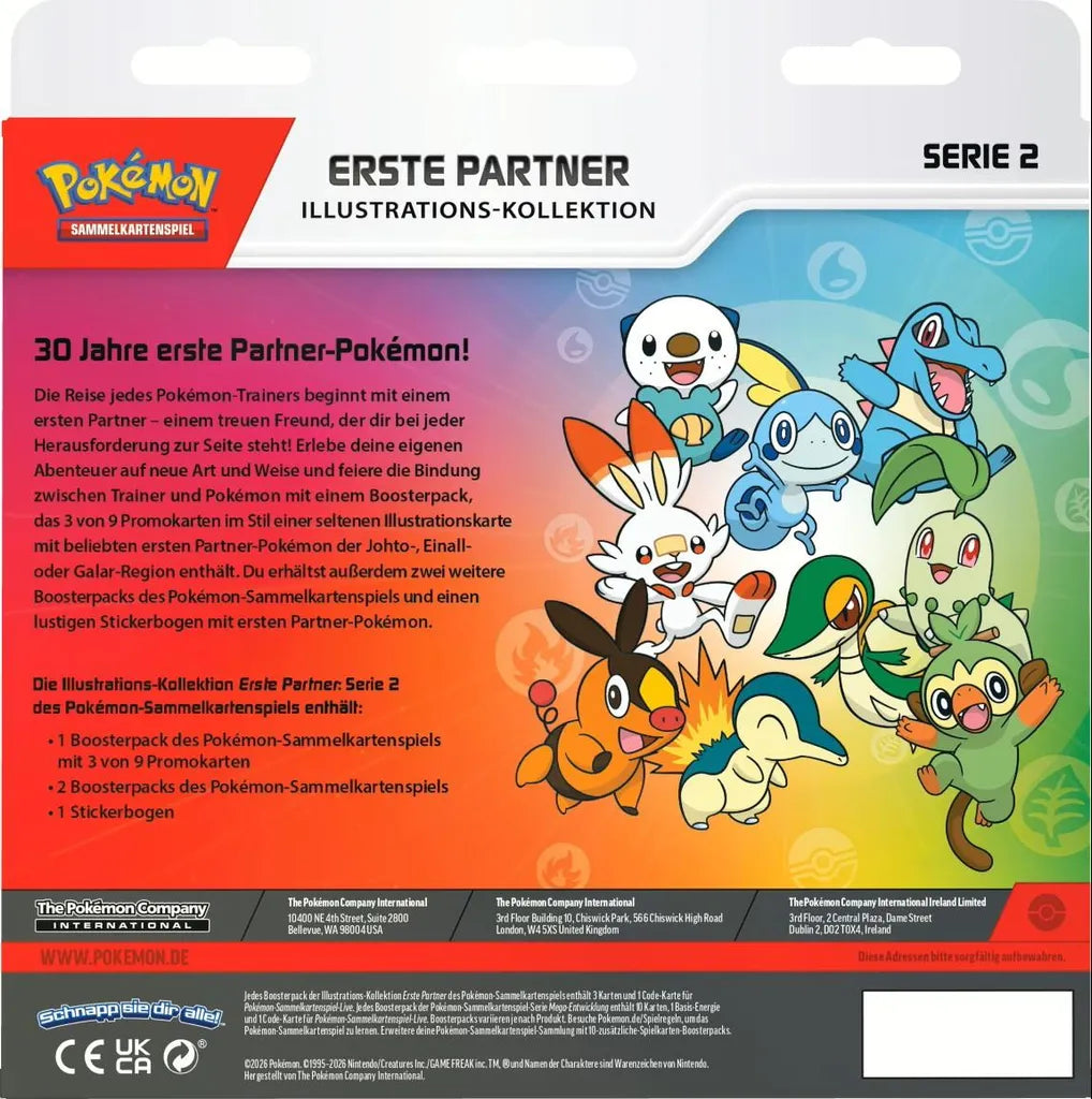 Pokémon - Eerste Partner Illustratie Collection box Serie 2 - Duits
