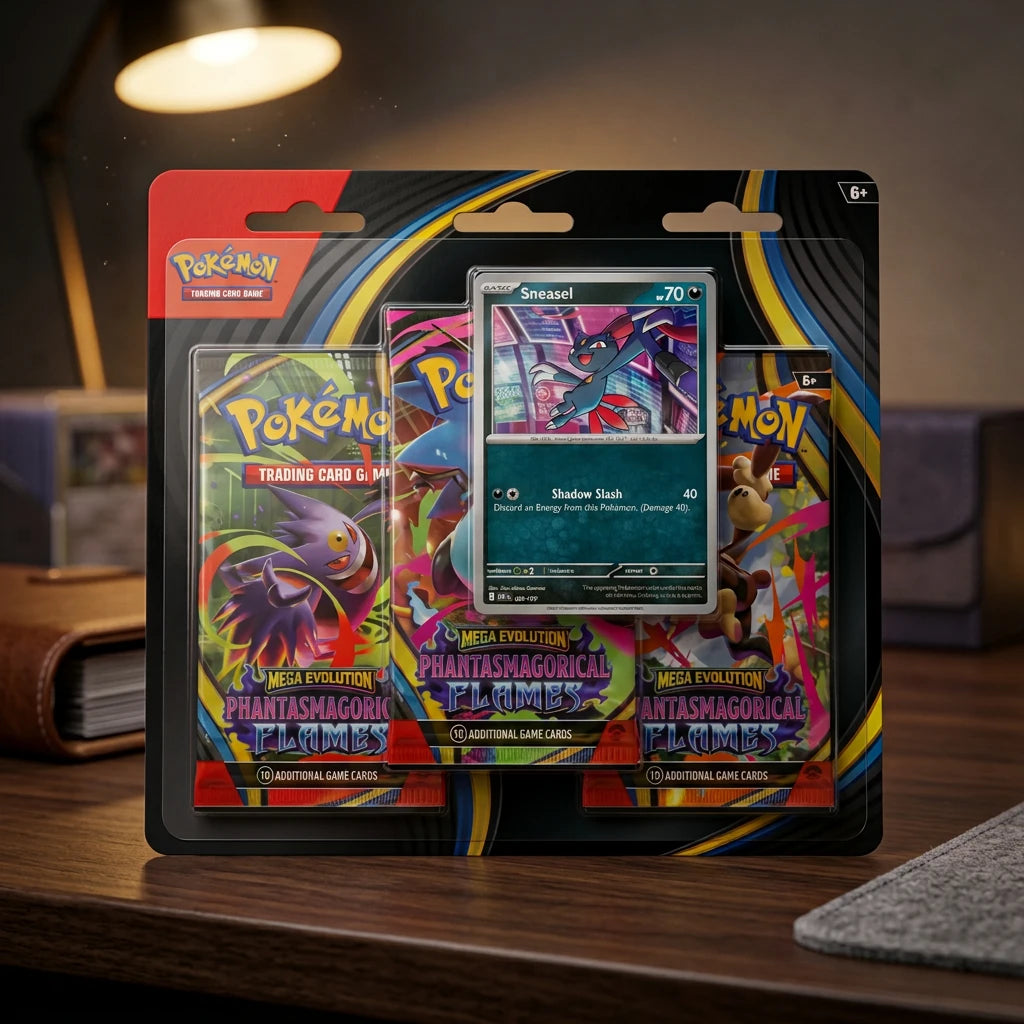 Pokémon - Phantasmal Flames 3-Pack Blister Sneasel Engels