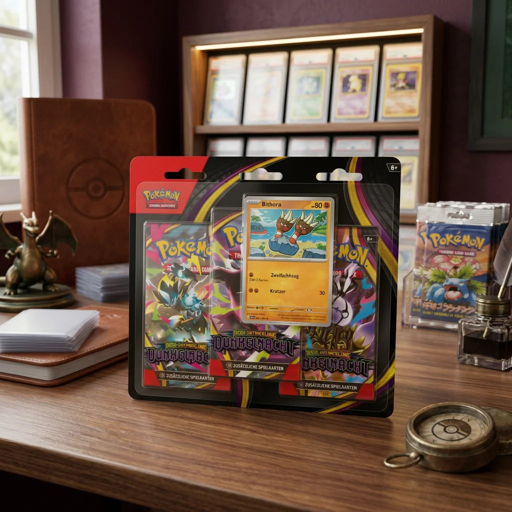 Pokémon - Mega Ontwikkeling: Dunkelnacht 3-Pack Blister - Duits