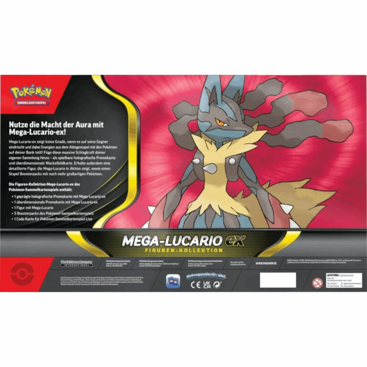 Pokémon - Mega-Lucario-ex Figuren Kollektion - DE