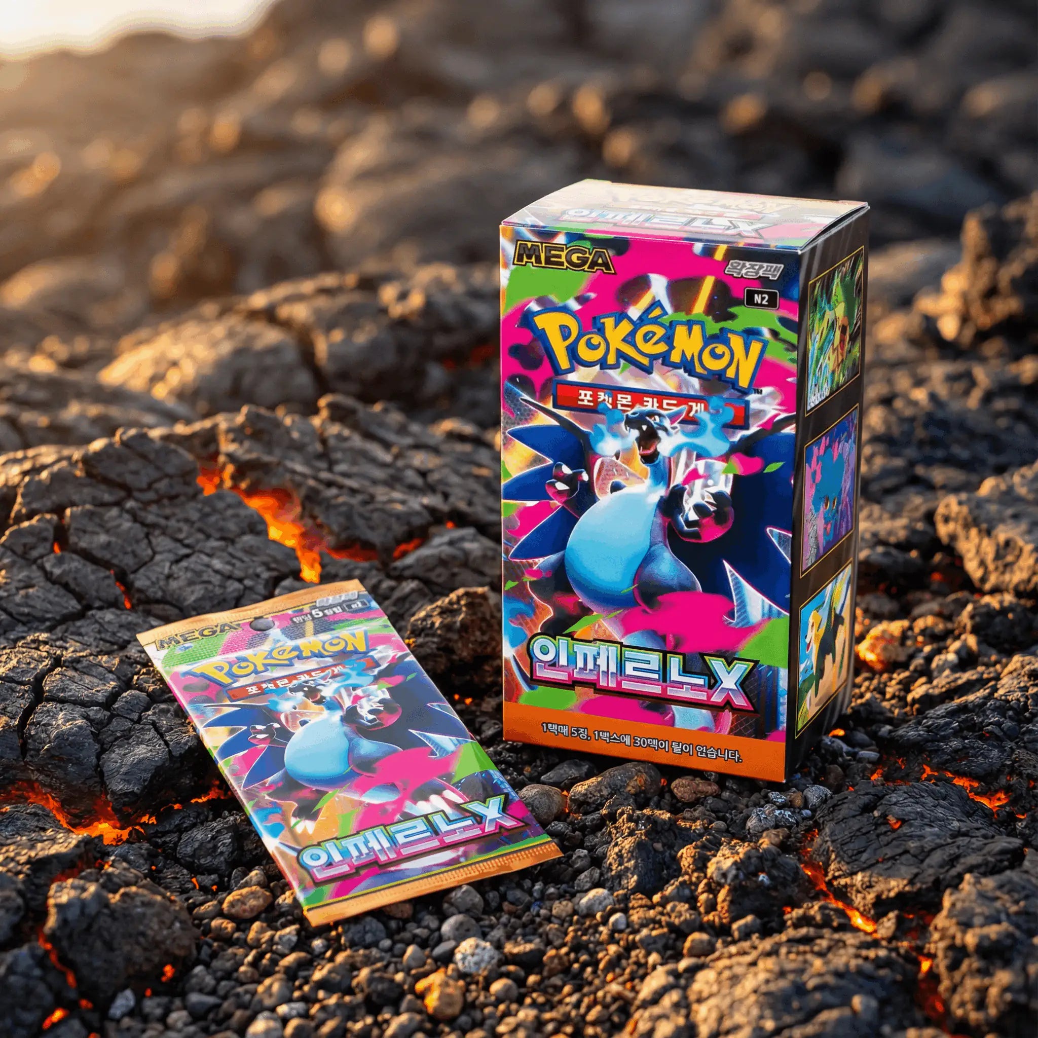 Pokémon - Mega Inferno X Booster Display - KOR