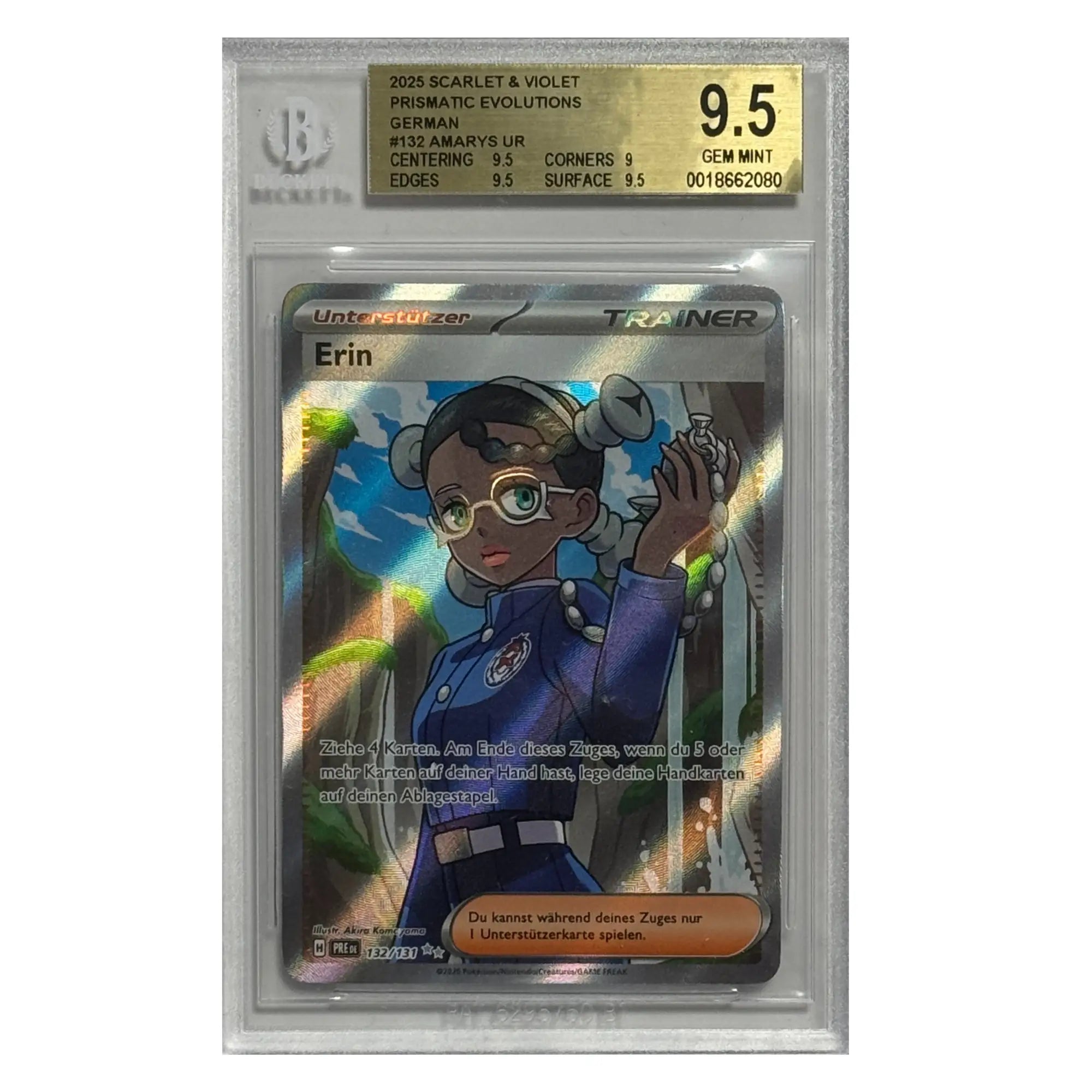 Pokémon – Erin UR #132 (Prismatic Evolutions) – BGS 9.5 GEM MINT