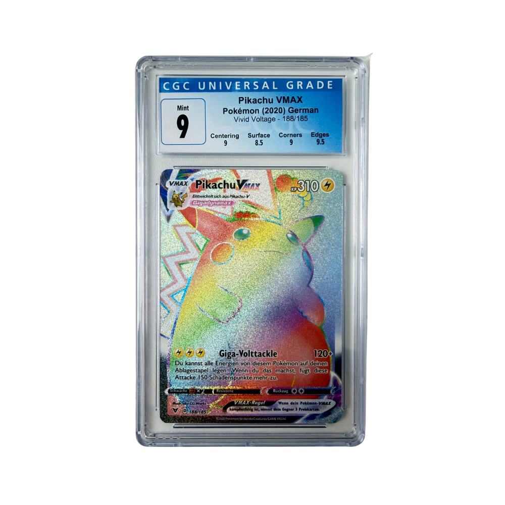 Pokémon - Pikachu VMAX #188/185 (Vivid Voltage) – CGC 9 Mint