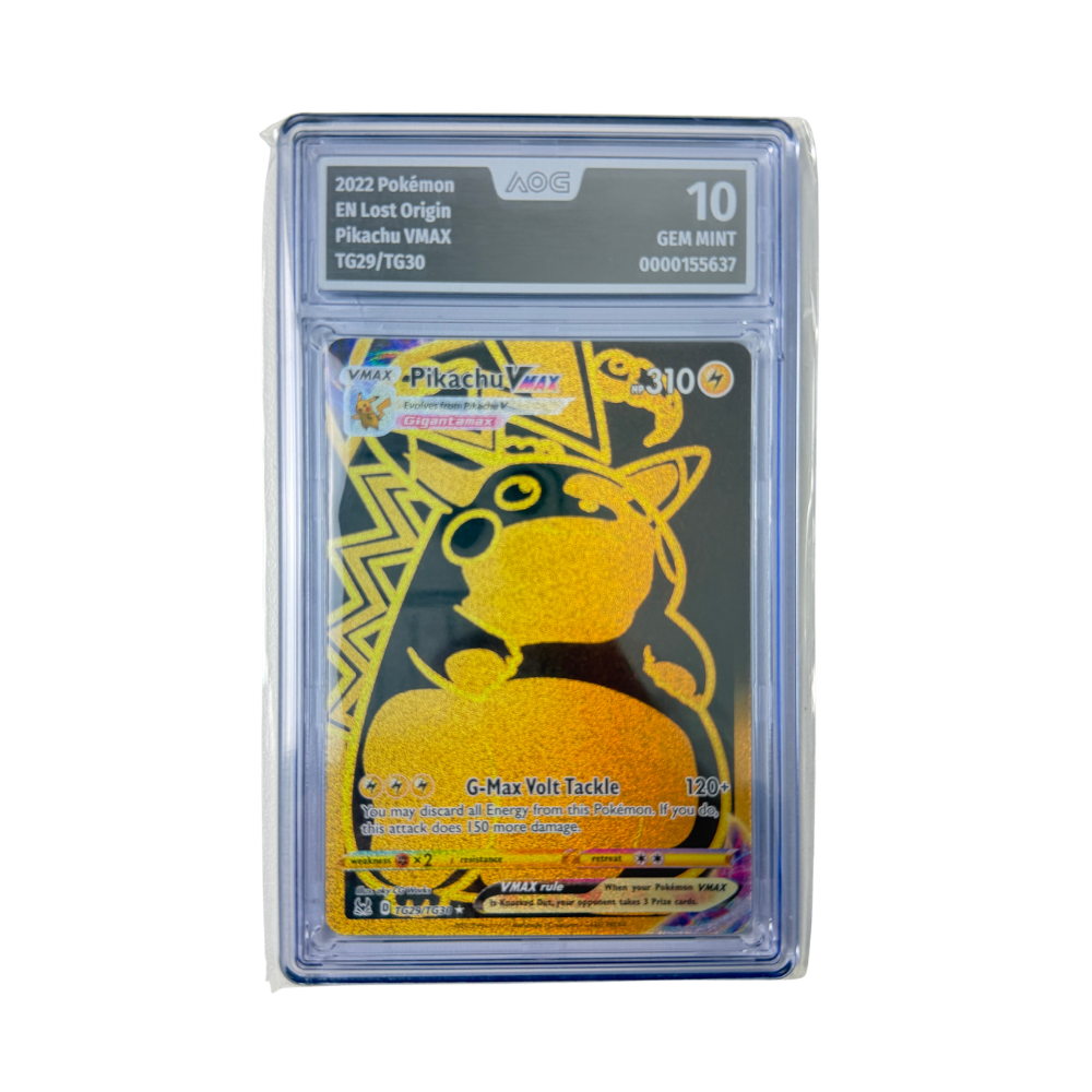 Pokémon - Pikachu VMAX #TG29/TG30 (Lost Origin) – AOG 10 Gem Mint