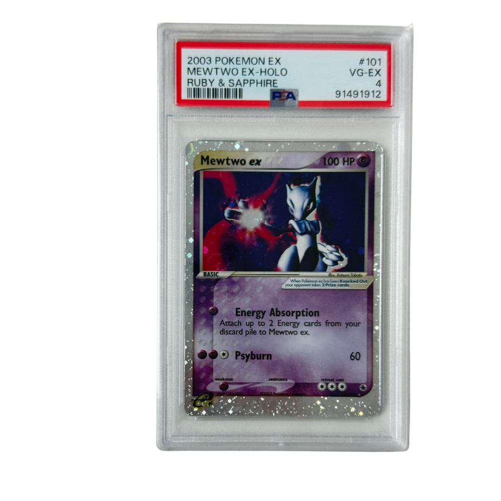 Pokémon - Mewtwo ex #101/109 (EX Ruby & Sapphire Holo) – PSA 4 VG-EX