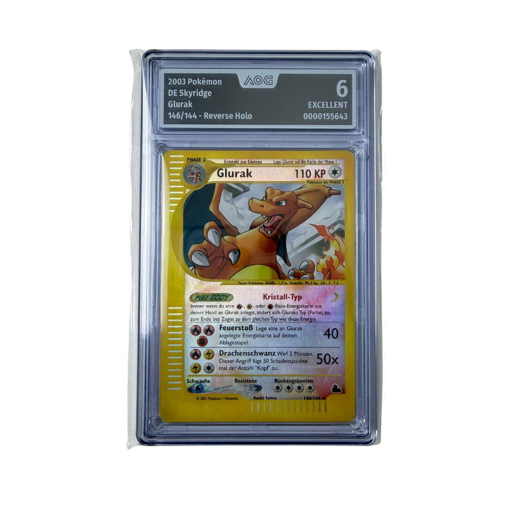 Pokémon - Glurak #146/144 (Skyridge Reverse Holo) – AOG 6 Excellent
