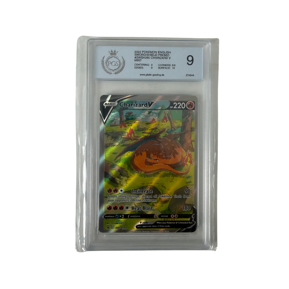 Pokémon - Charizard V #SWSH260 (Sword & Shield Promo) – PGS 9 Mint