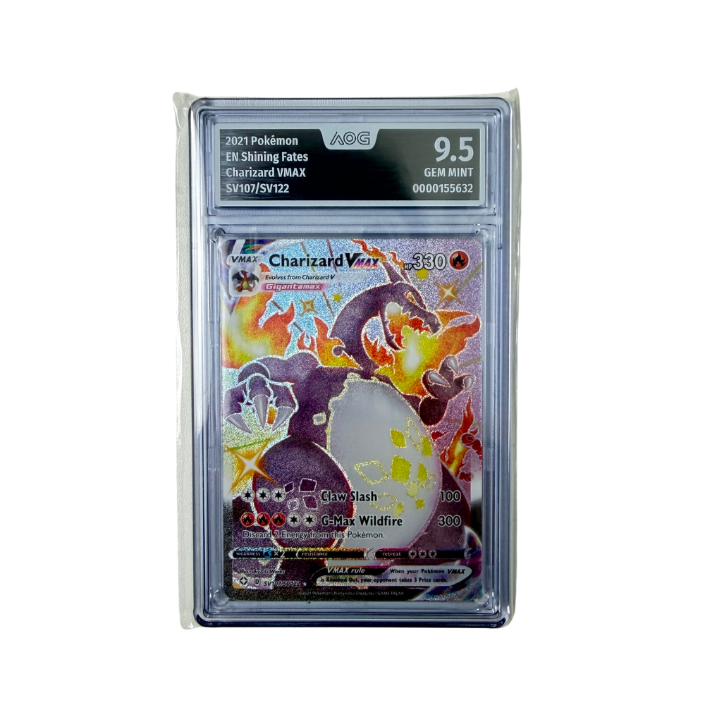 Pokémon - Charizard VMAX #SV107/SV122 (Shining Fates) – AOG 9.5 Gem Mint