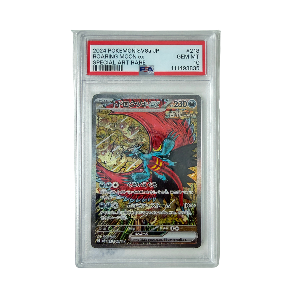 Pokémon - Roaring Moon ex #218/187 (Terastal Festival ex) – PSA 10 Gem Mint