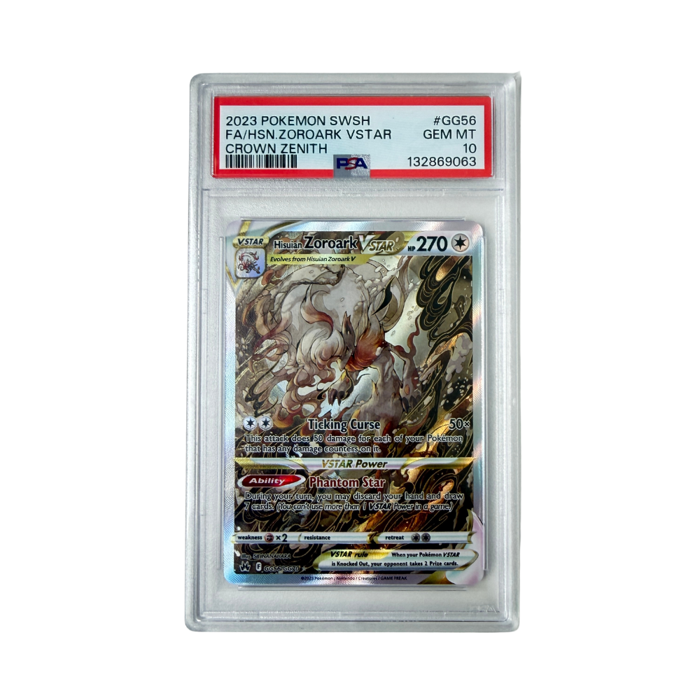 Pokémon - Hisuian Zoroark VSTAR #GG56/GG70 (Crown Zenith) – PSA 10 Gem Mint