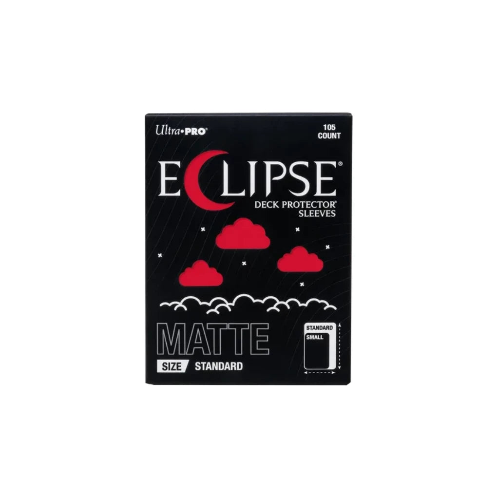 Ultra Pro - Eclipse Matte Kartenhüllen Apfelrot | 105 Stück