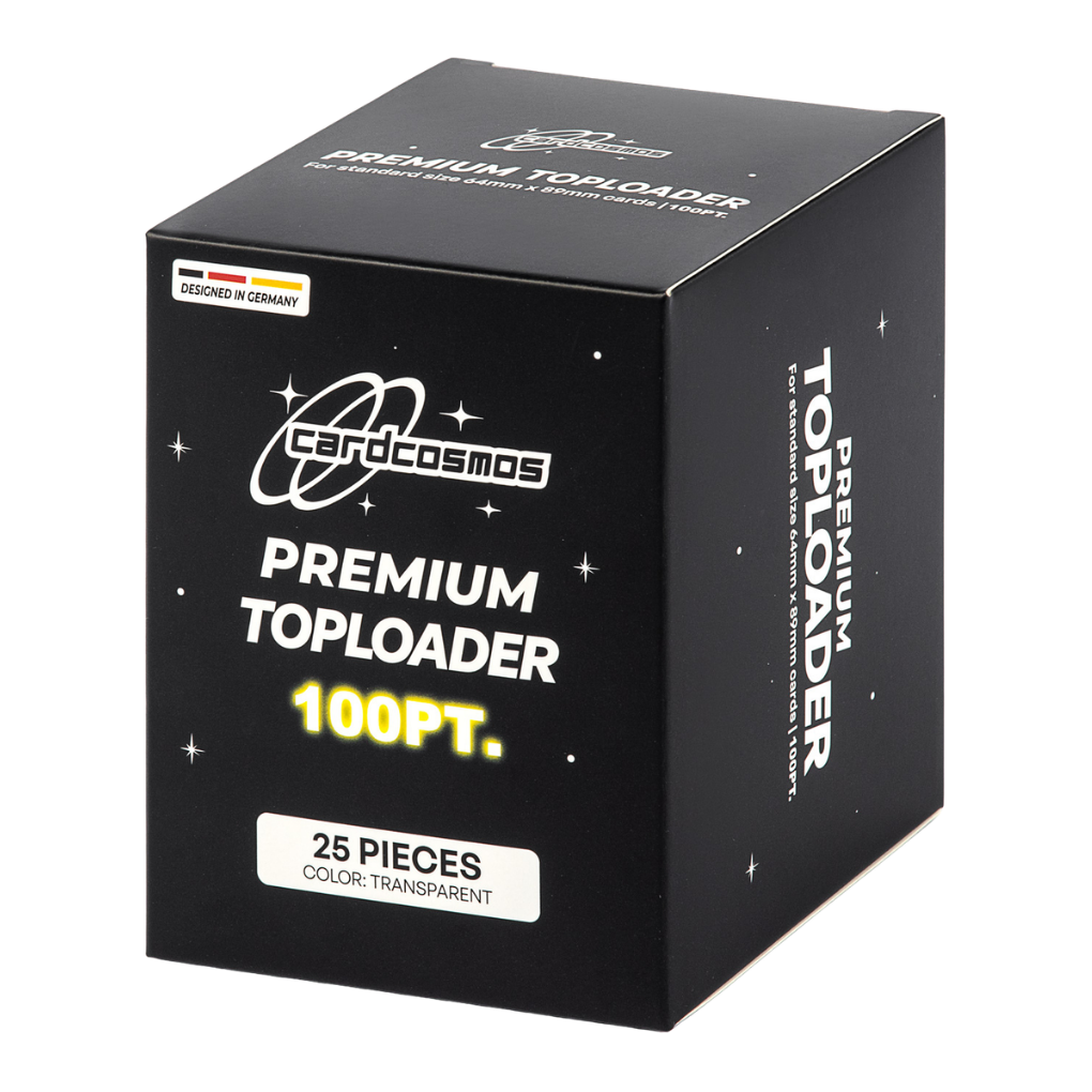 cardcosmos - 3" x 4" Premium Top Loader 100PT | 25 stuks