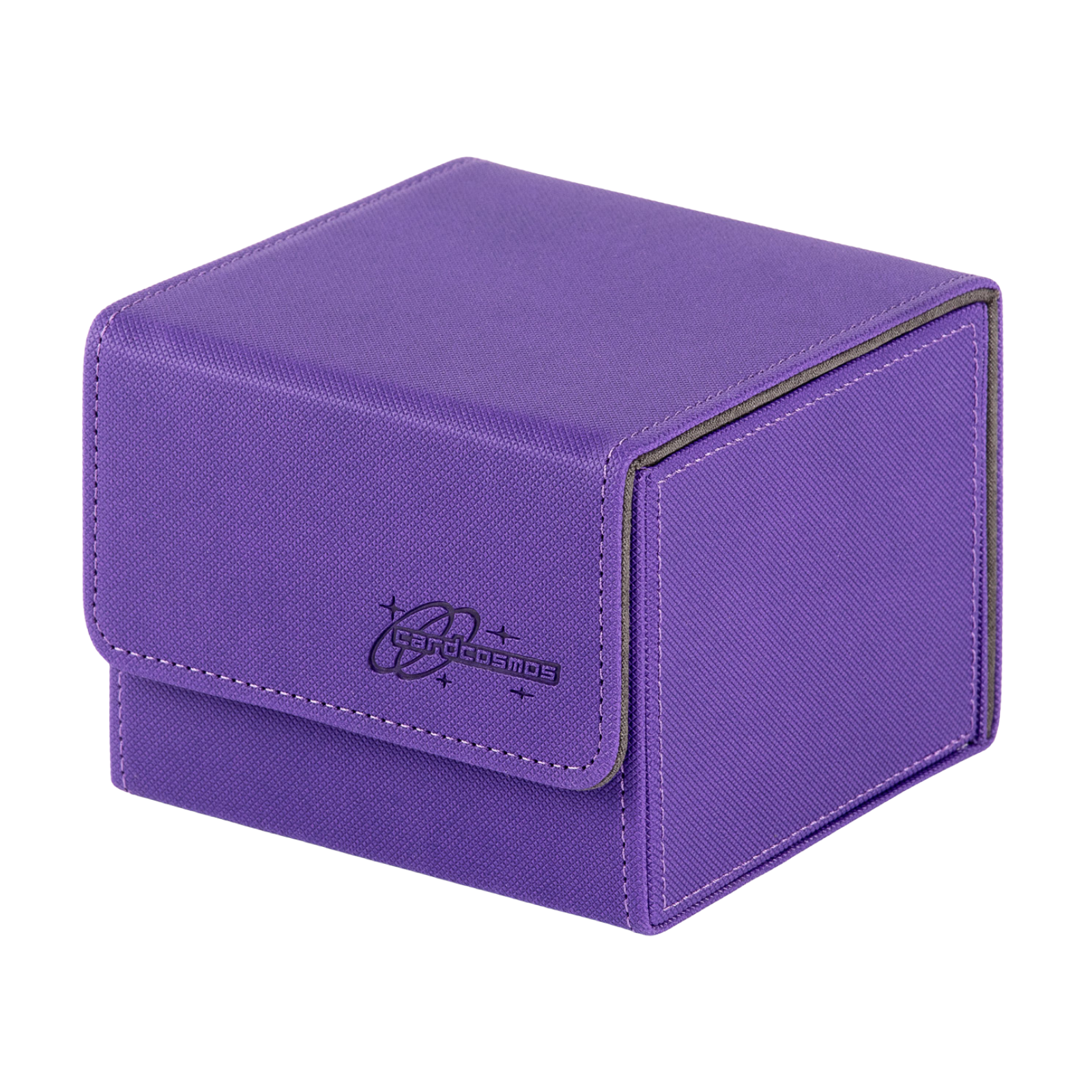 cardcosmos - 60+ Premium Toploader Deck Box - Paars
