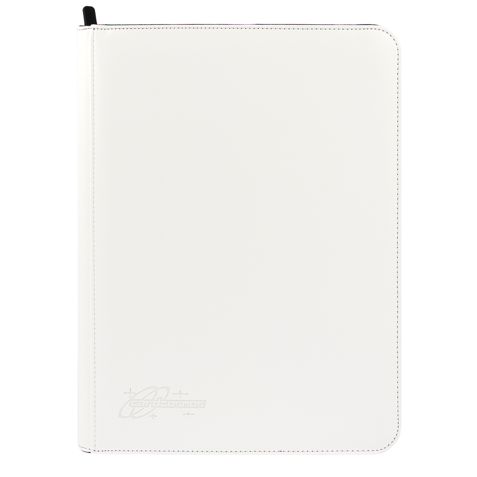 cardcosmos - 9 Pocket Zip Premium leather binder - Wit