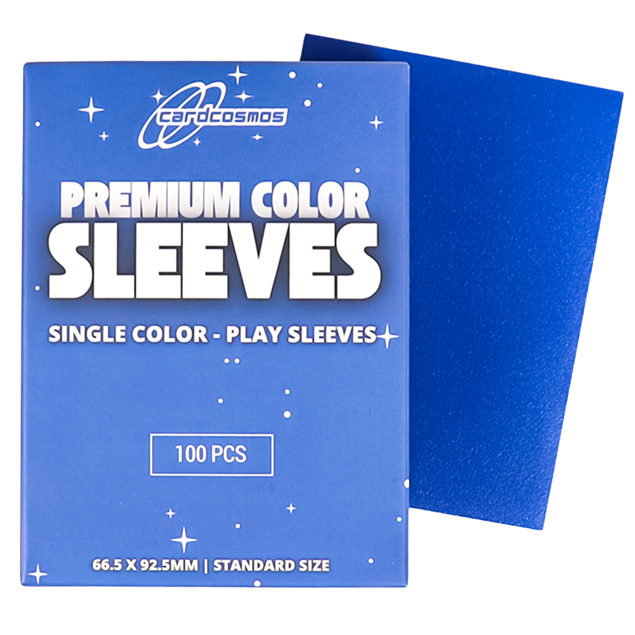 cardcosmos - Premium Color Matte Sleeves Blue | 100stk