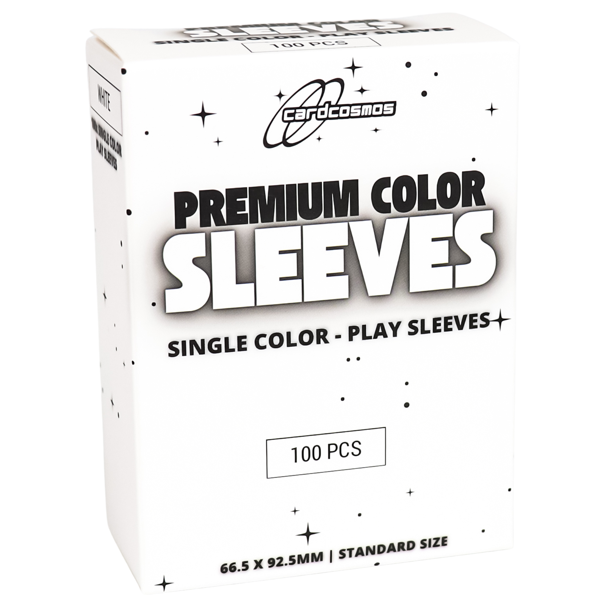 cardcosmos - Premium Color Matte Sleeves White | 100stk