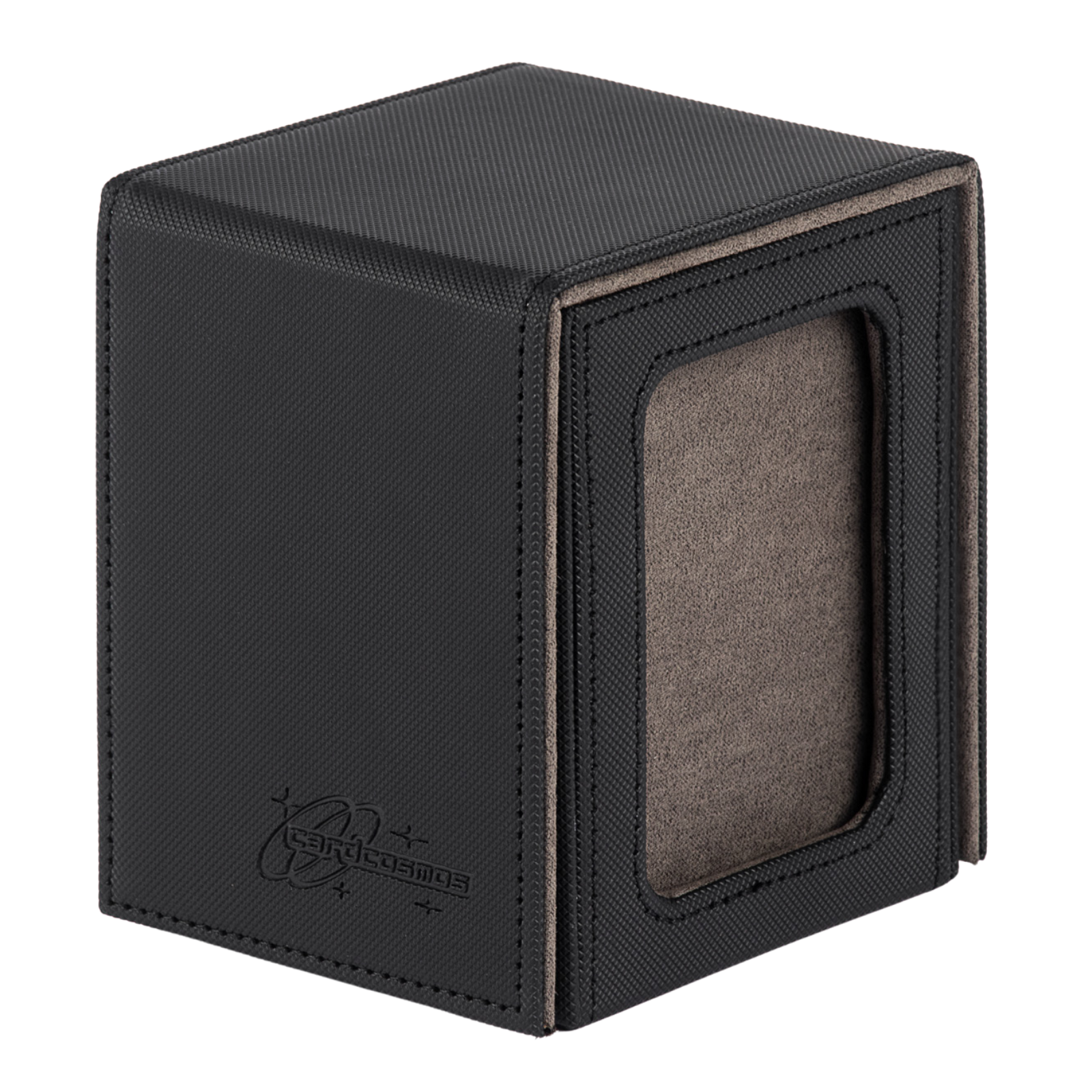 cardcosmos - 100+ Commander deckbox met venster - Zwart