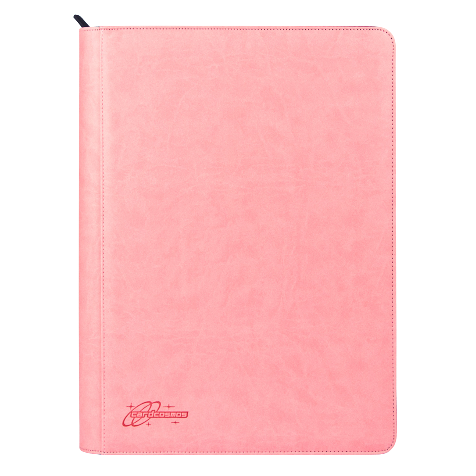 cardcosmos - 16 Pocket Zip Premium XXL leather binder - Roze