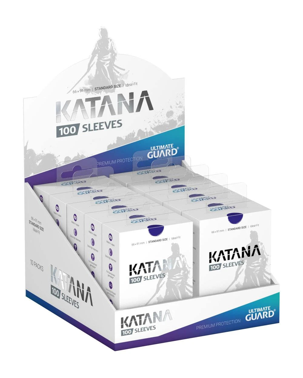 Ultimate Guard Katana Sleeves Standard Size Blue – 100 pieces